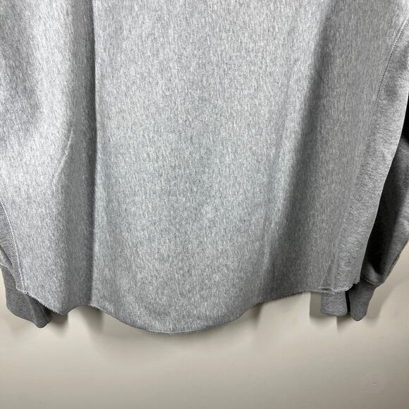 Champion Reverse Weave Boxy Anorak Hoodie Unisex 2XL Gray Oversized Quarter Zip - Picture 15 of 16